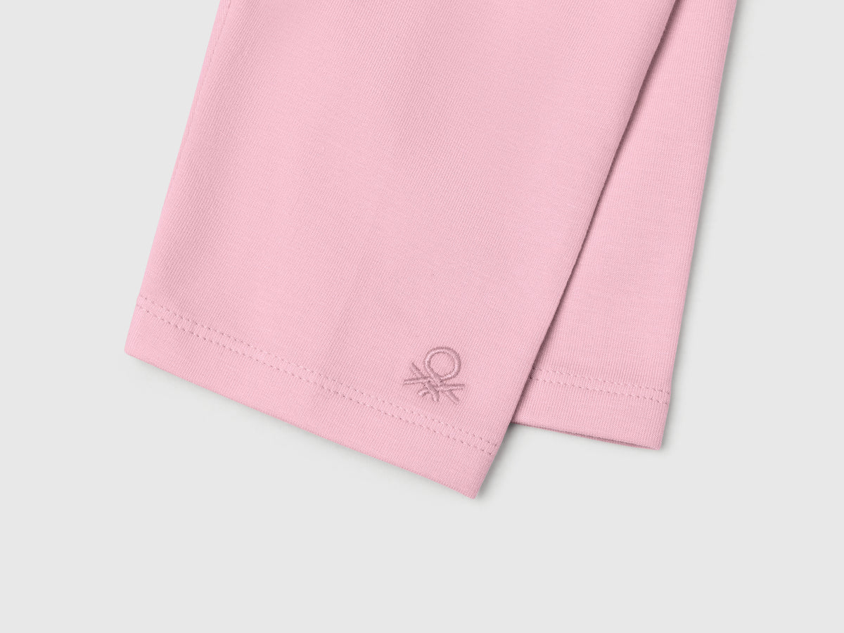 Leggings a 3/4 in cotone stretch