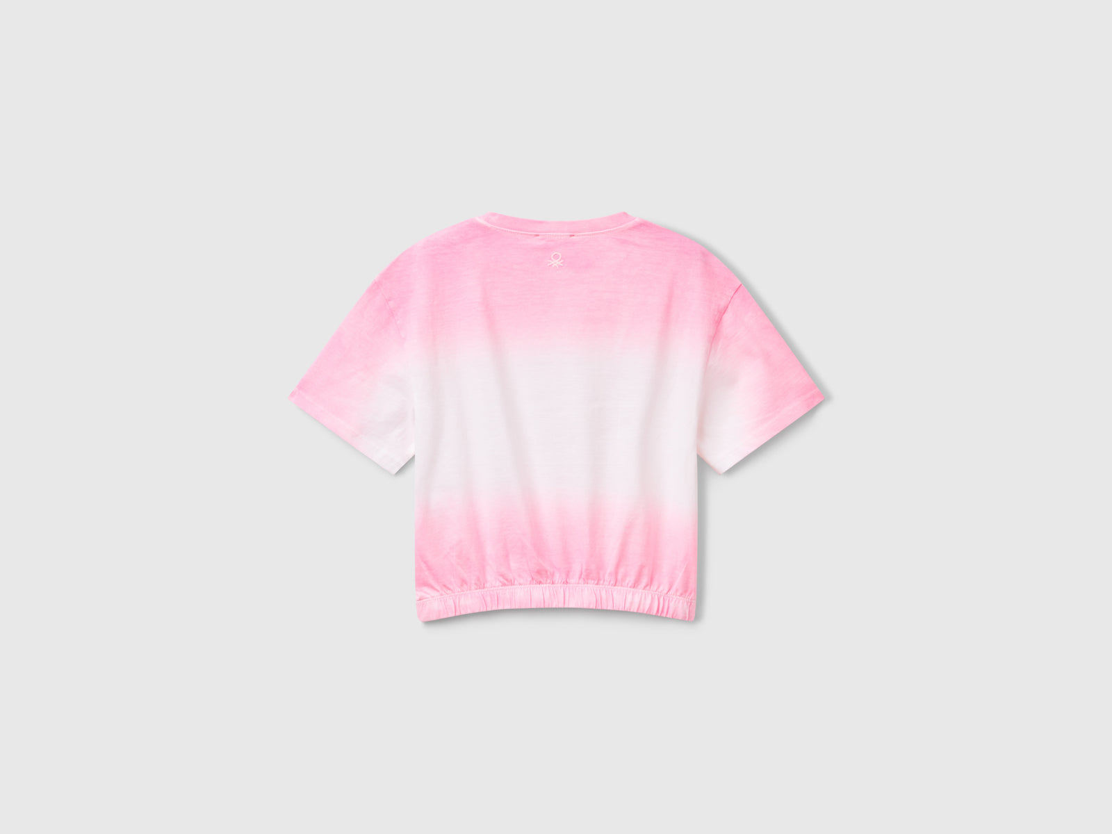 T-shirt dip-dye da bambina fucsia 2 | Benetton Outlet