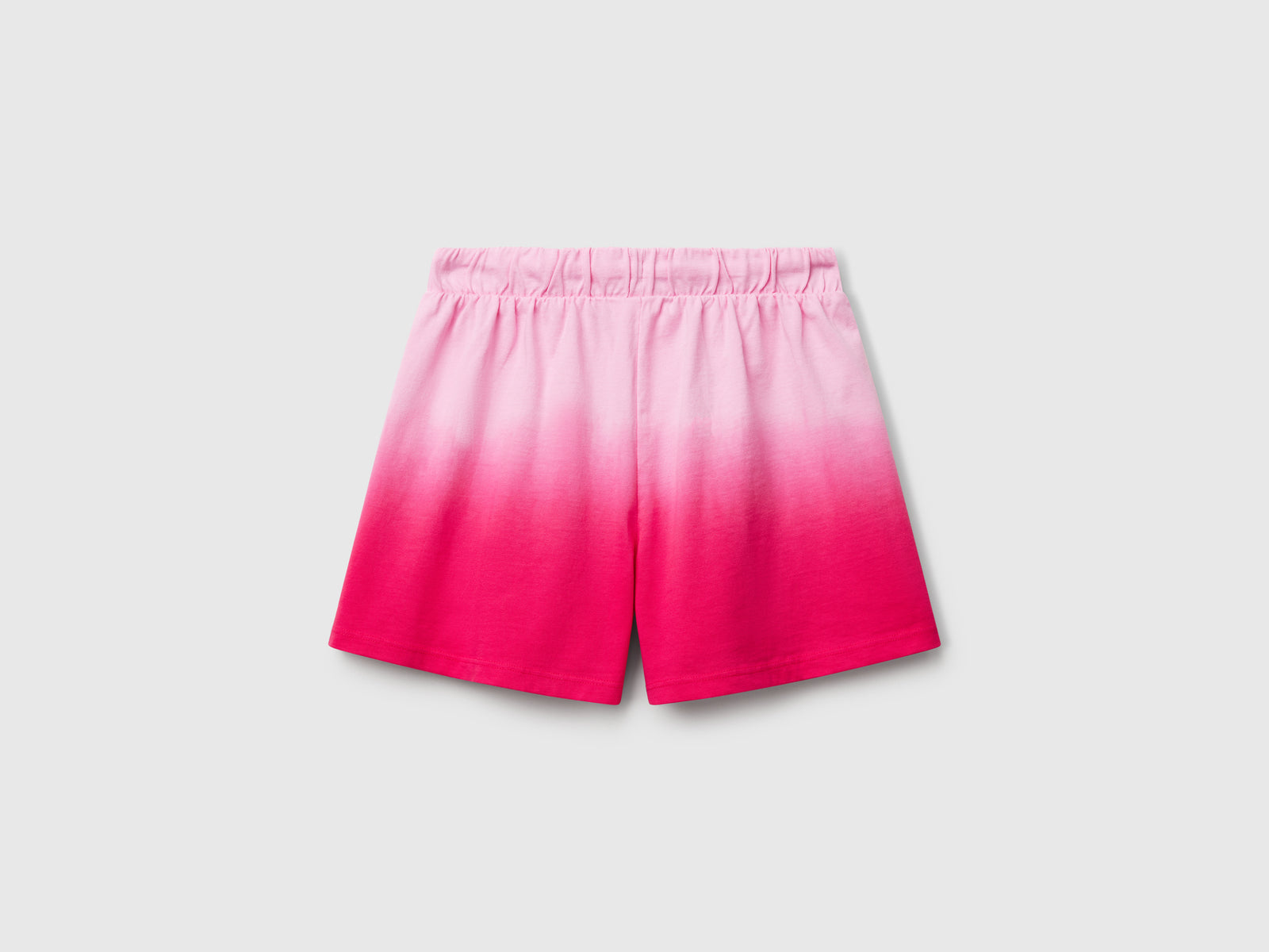 Shorts dip-dye da bambina fucsia 2 | Benetton Outlet