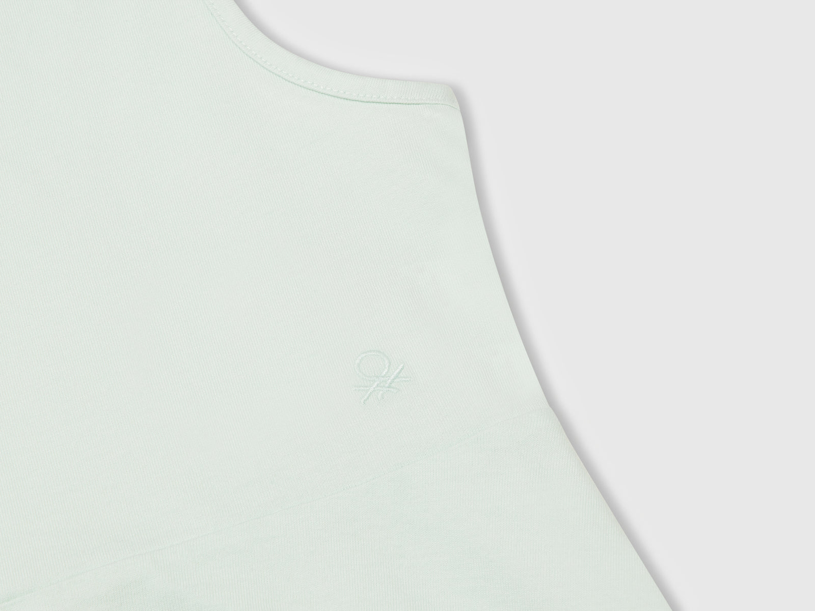 Abito dip-dye da bambina verde acqua 3 | Benetton Outlet