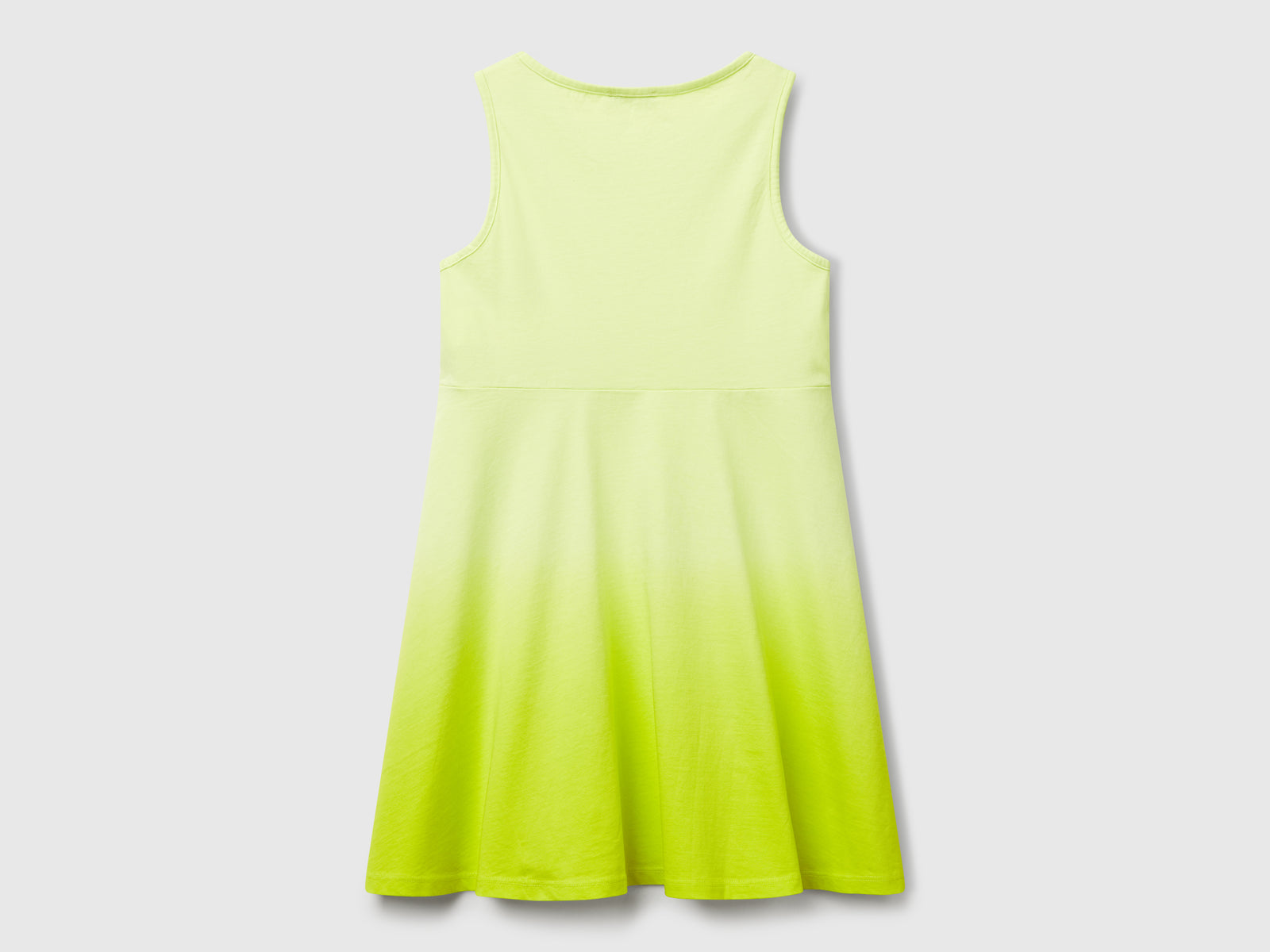 Abito dip-dye da bambina giallo 2 | Benetton Outlet