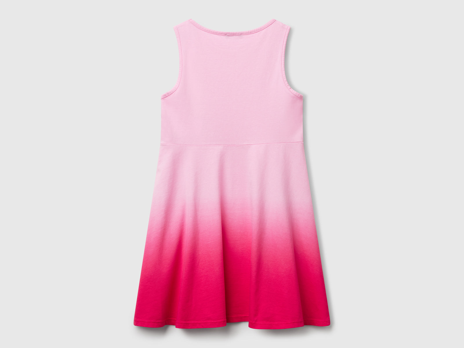 Abito dip-dye da bambina fucsia 2 | Benetton Outlet