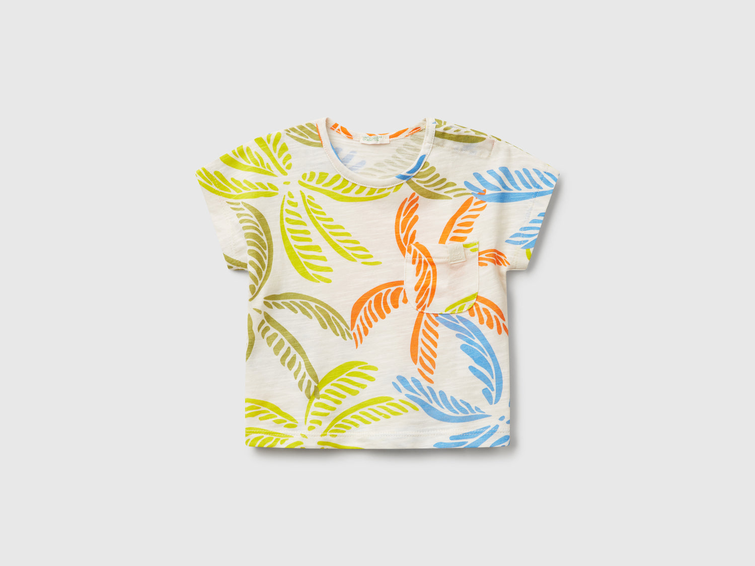 T-shirt con stampa tropicale da neonato multi-color | Benetton Outlet
