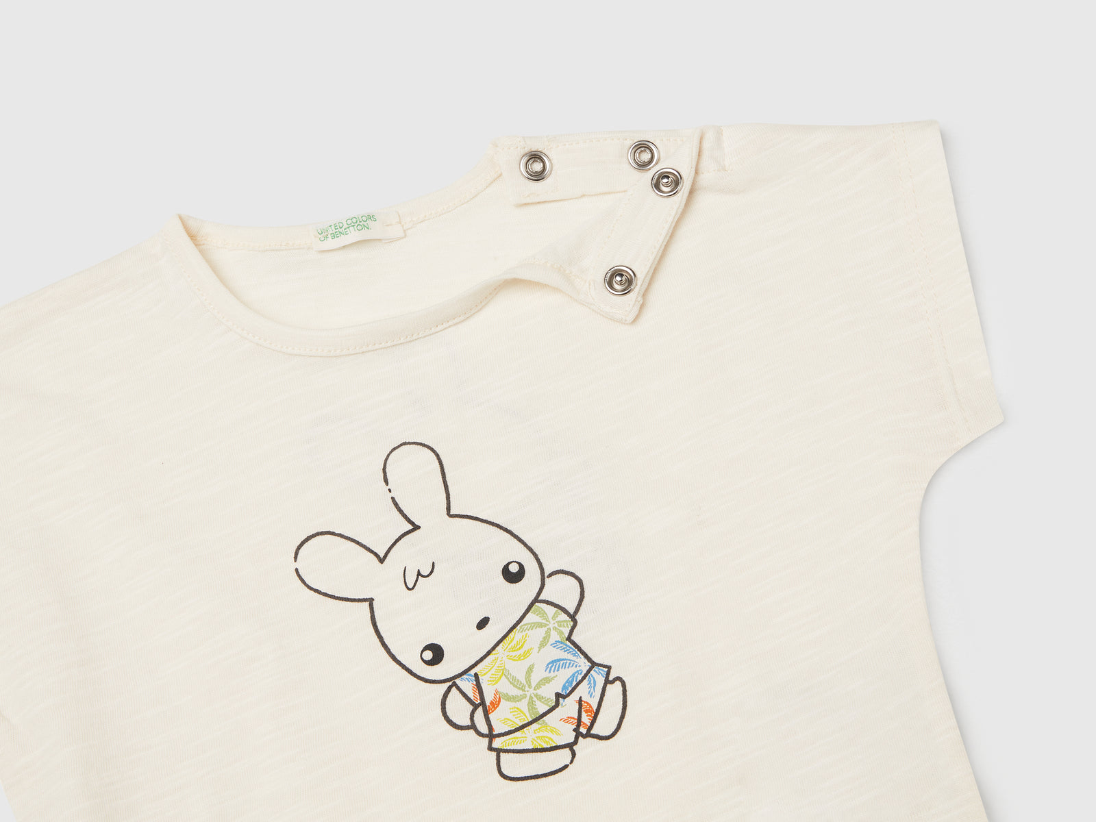 Completo leggero t-shirt e shorts da neonato multi-color 3 | Benetton Outlet