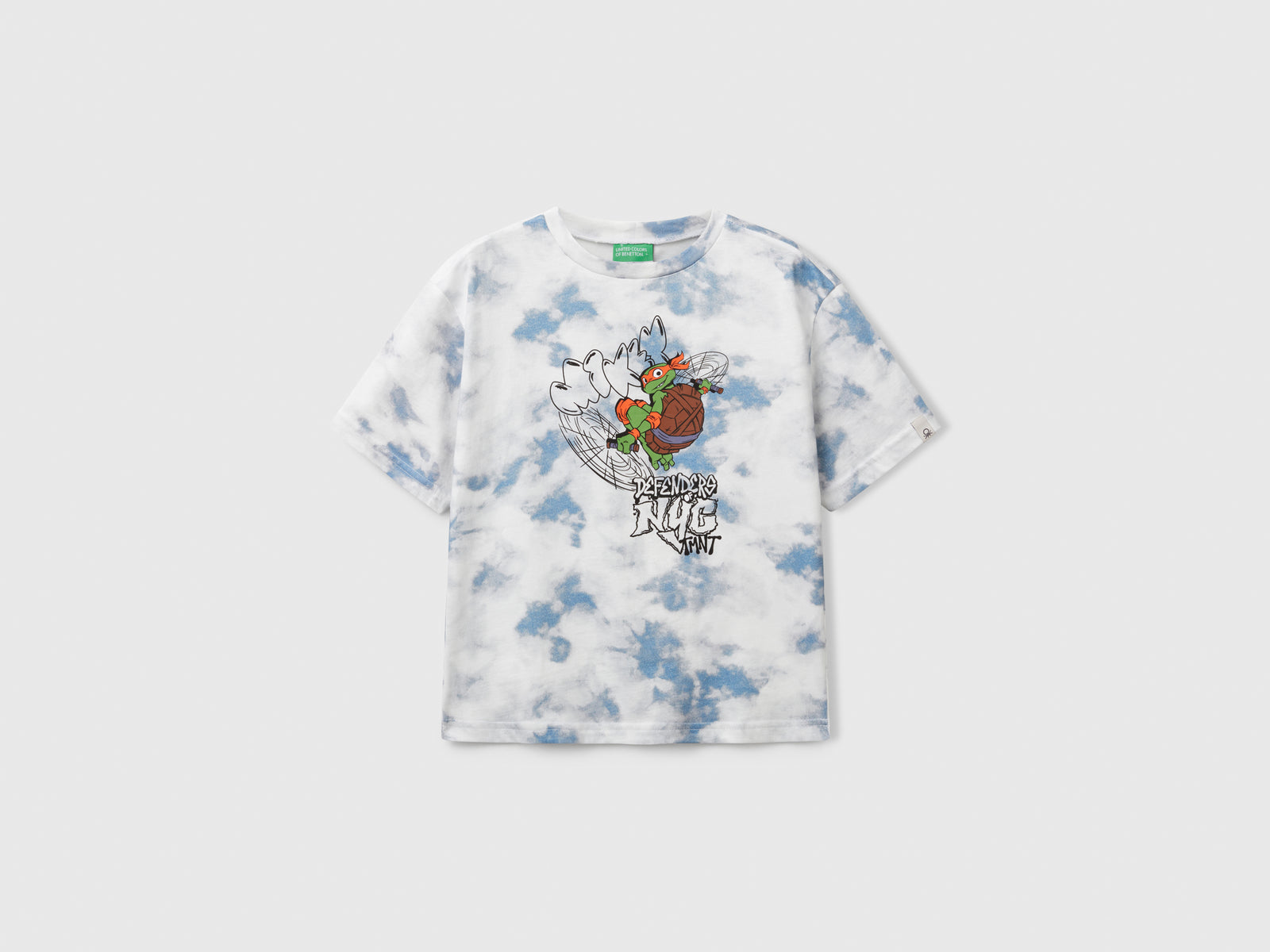 T-shirt Tartarughe Ninja ©2025 Viacom da bambino azzurro | Benetton Outlet