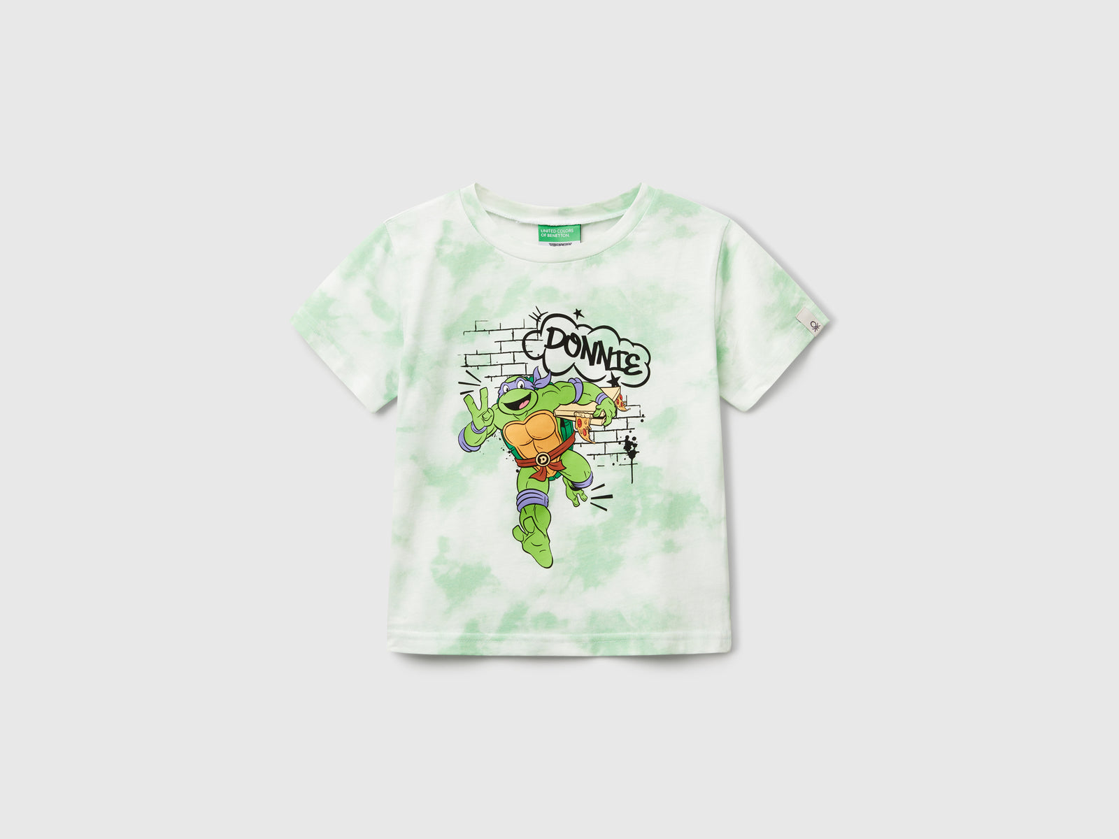 T-shirt Tartarughe Ninja ©2025 Viacom da bimbo verde chiaro | Benetton Outlet