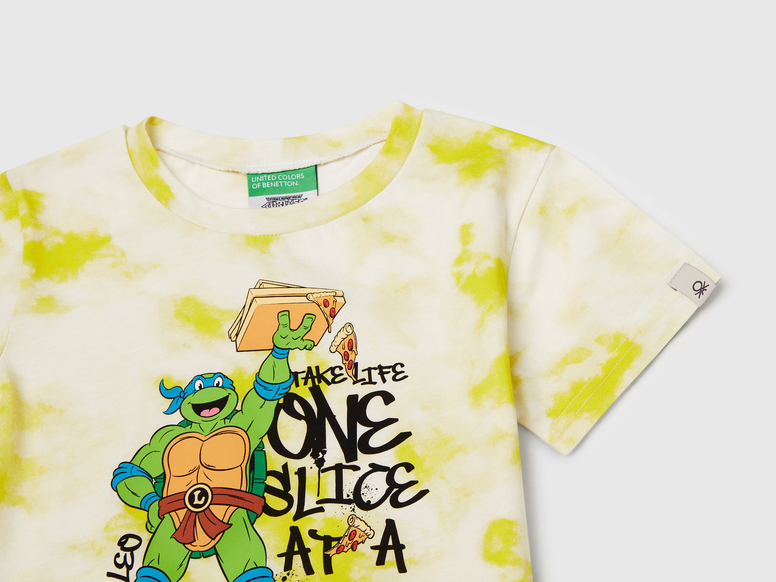 T-shirt Tartarughe Ninja ©2025 Viacom da bimbo lime 3 | Benetton Outlet