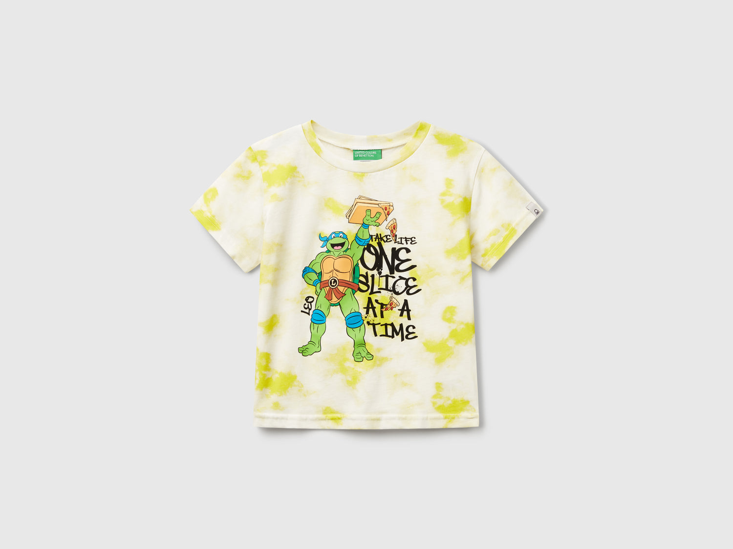 T-shirt Tartarughe Ninja ©2025 Viacom da bimbo lime | Benetton Outlet
