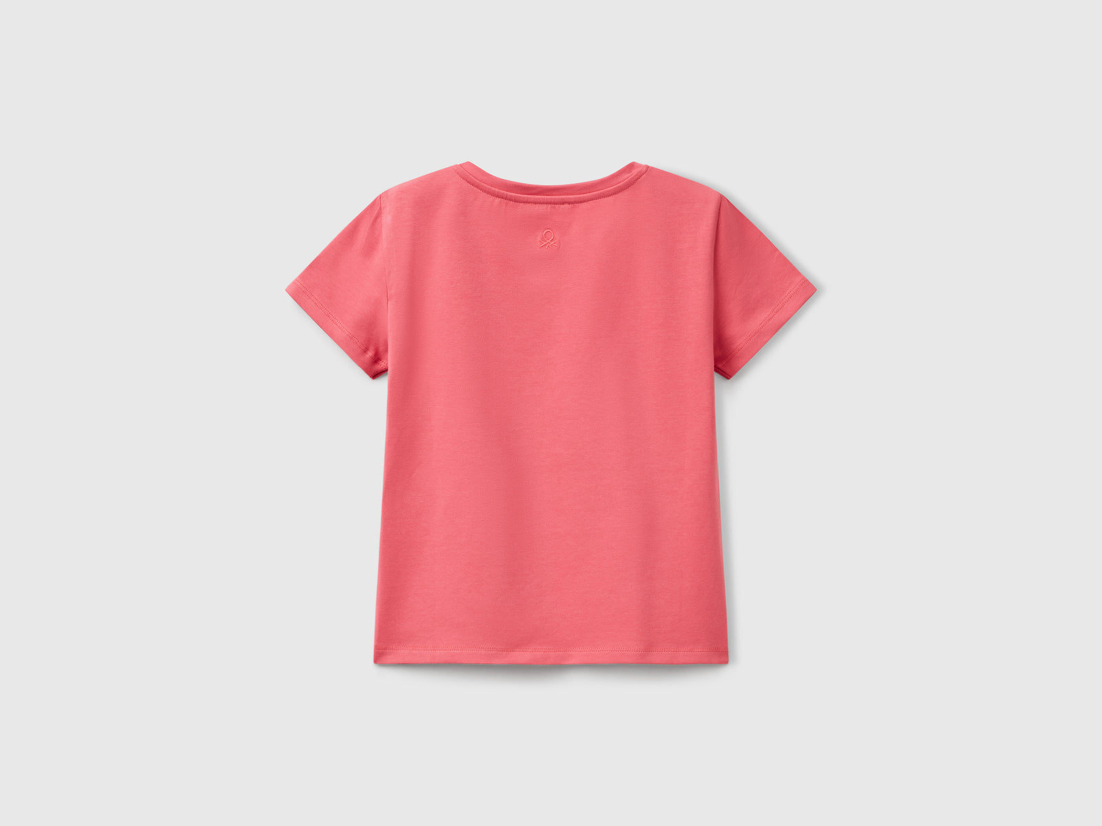 Maglietta con motivo cut out da bambina ciclamino 2 | Benetton Outlet