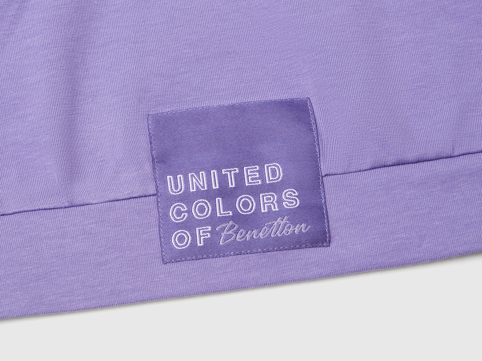 Top sportivo con piping da bambina pervinca 3 | Benetton Outlet