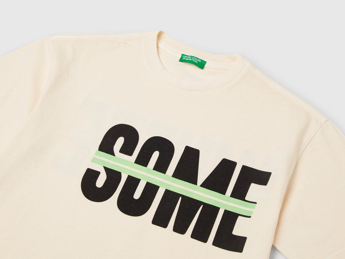 T-shirt con stampa davanti e dietro