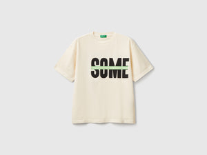 T-shirt con stampa davanti e dietro