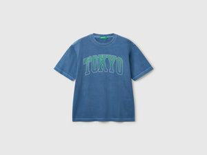 T-shirt con stampa davanti e dietro