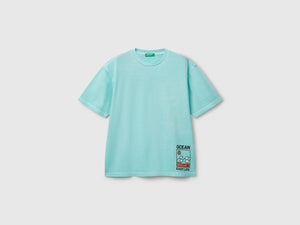 T-shirt con stampa davanti e dietro