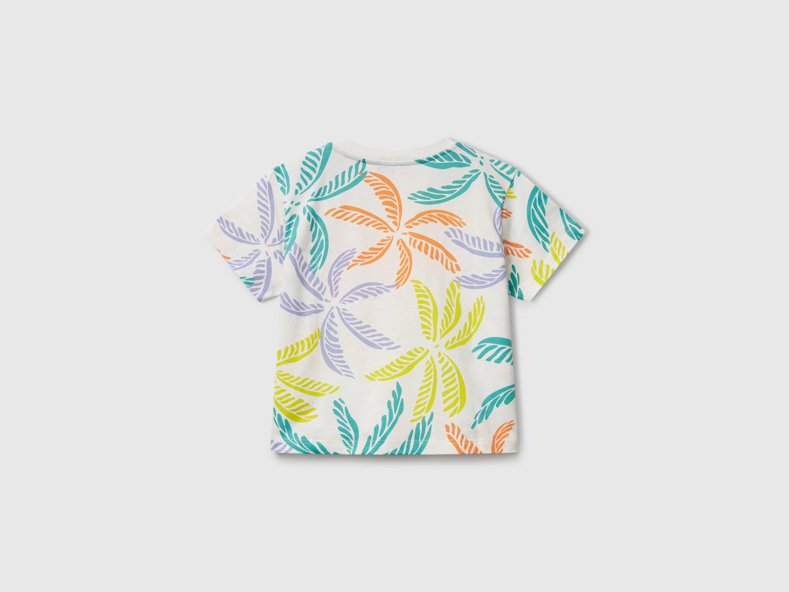 T-shirt con stampa tropicale da bimbo multi-color 2 | Benetton Outlet