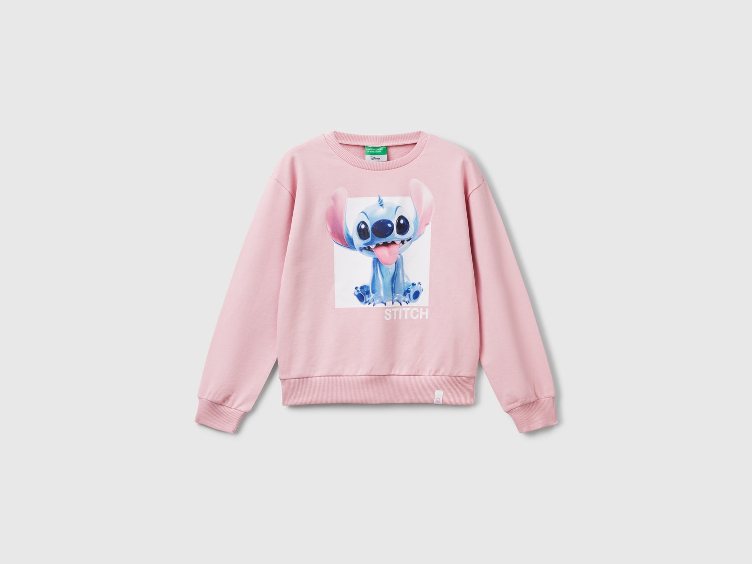 Felpa ©Disney Lilo & Stitch da bambina rosa | Benetton Outlet