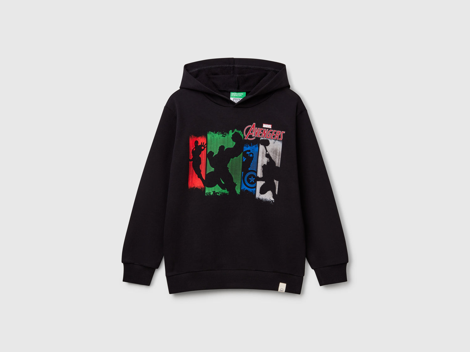 Felpa ©Marvel Avengers da bambino nero | Benetton Outlet