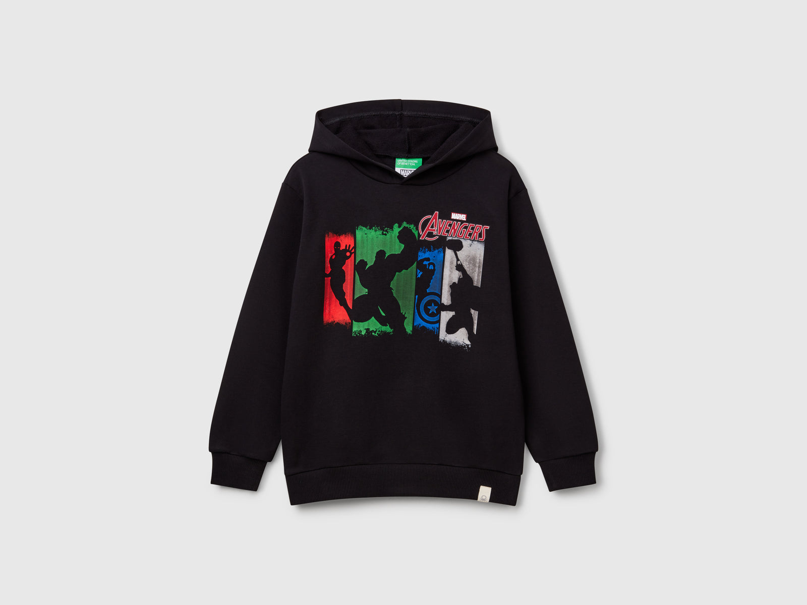 Felpa ©Marvel Avengers da bambino nero | Benetton Outlet