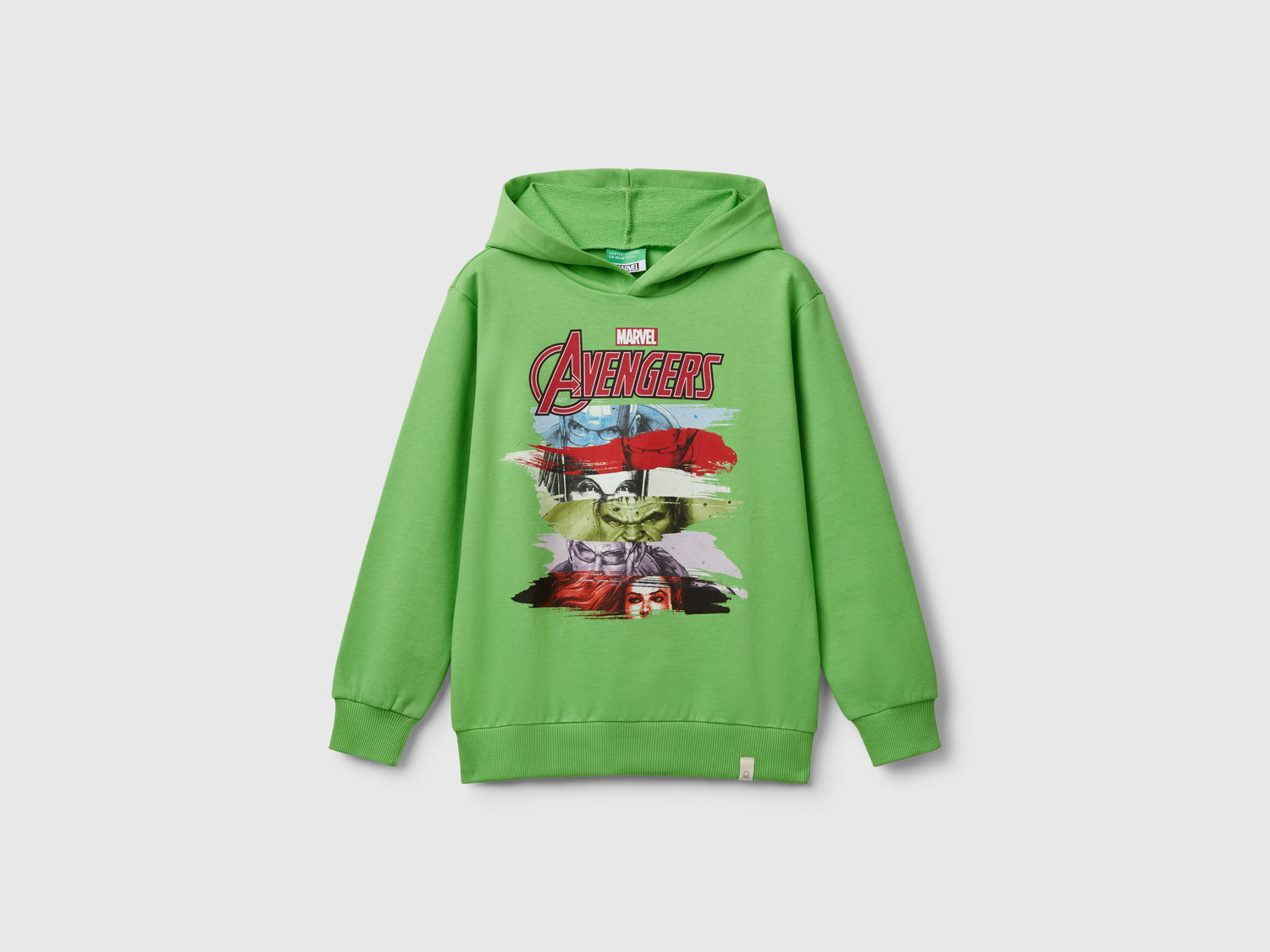 Felpa ©Marvel Avengers da bambino verde | Benetton Outlet