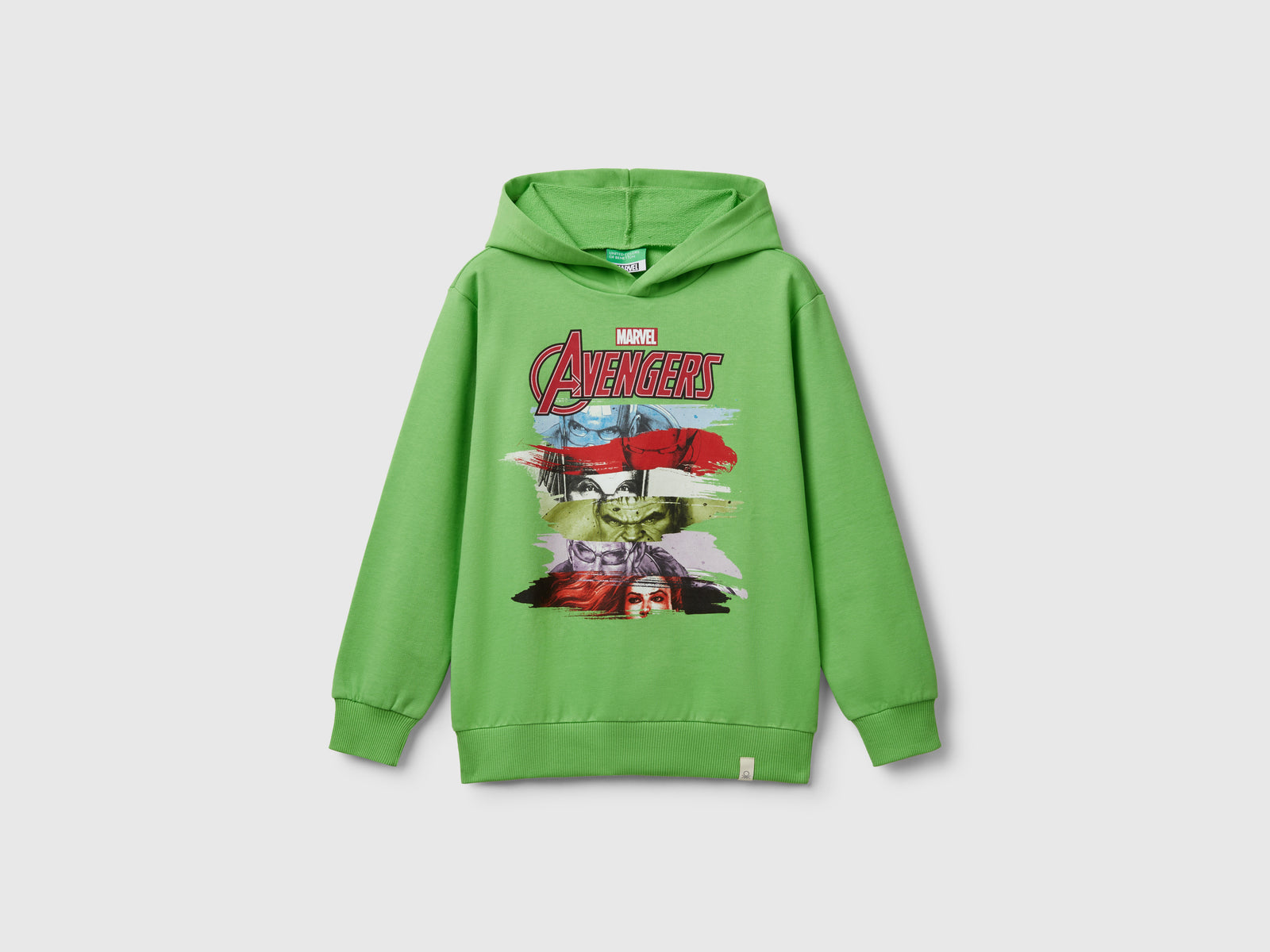 Felpa ©Marvel Avengers da bambino verde | Benetton Outlet