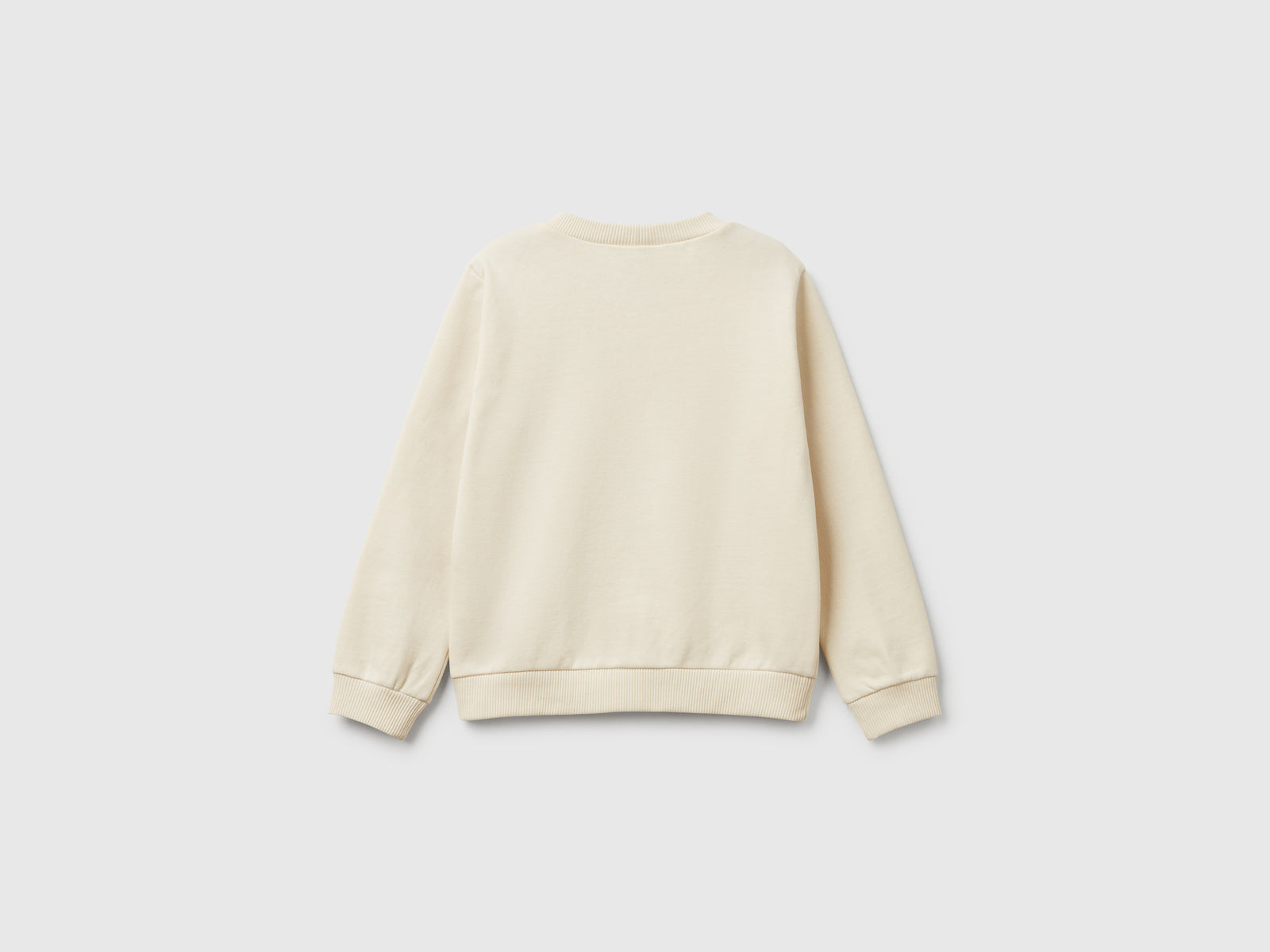 Felpa girocollo ©Disney Lilo & Stitch da bimba beige 2 | Benetton Outlet