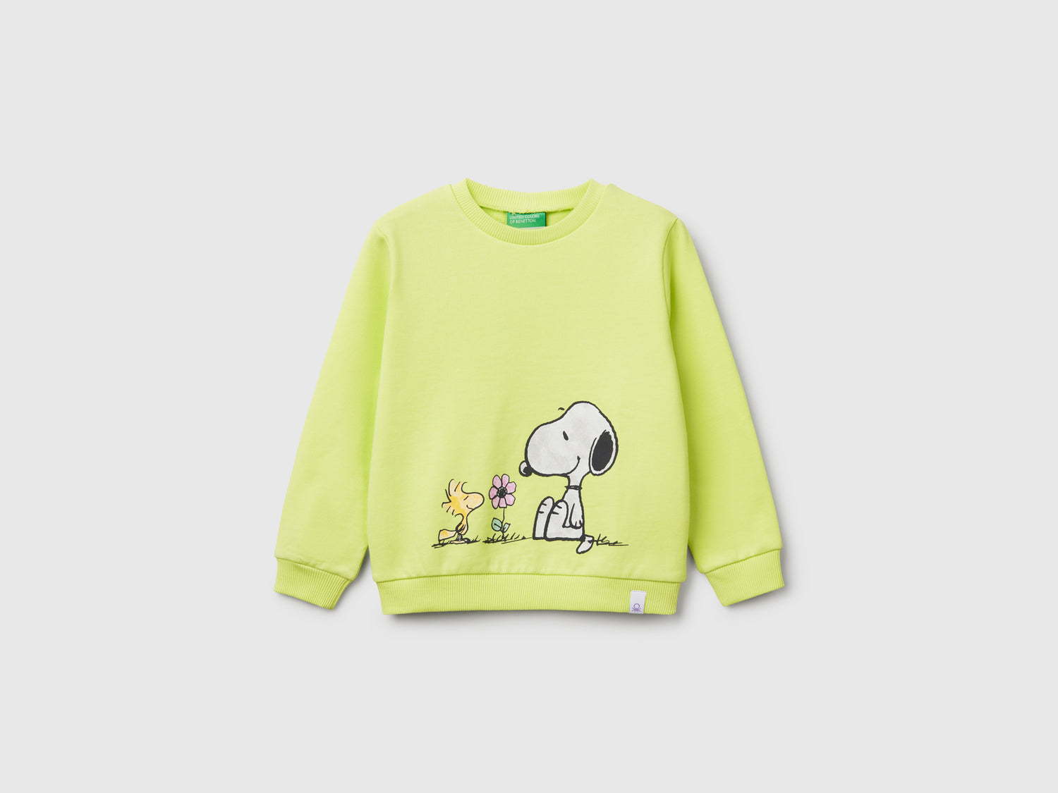 Felpa Snoopy ©Peanuts da bimba giallo | Benetton Outlet