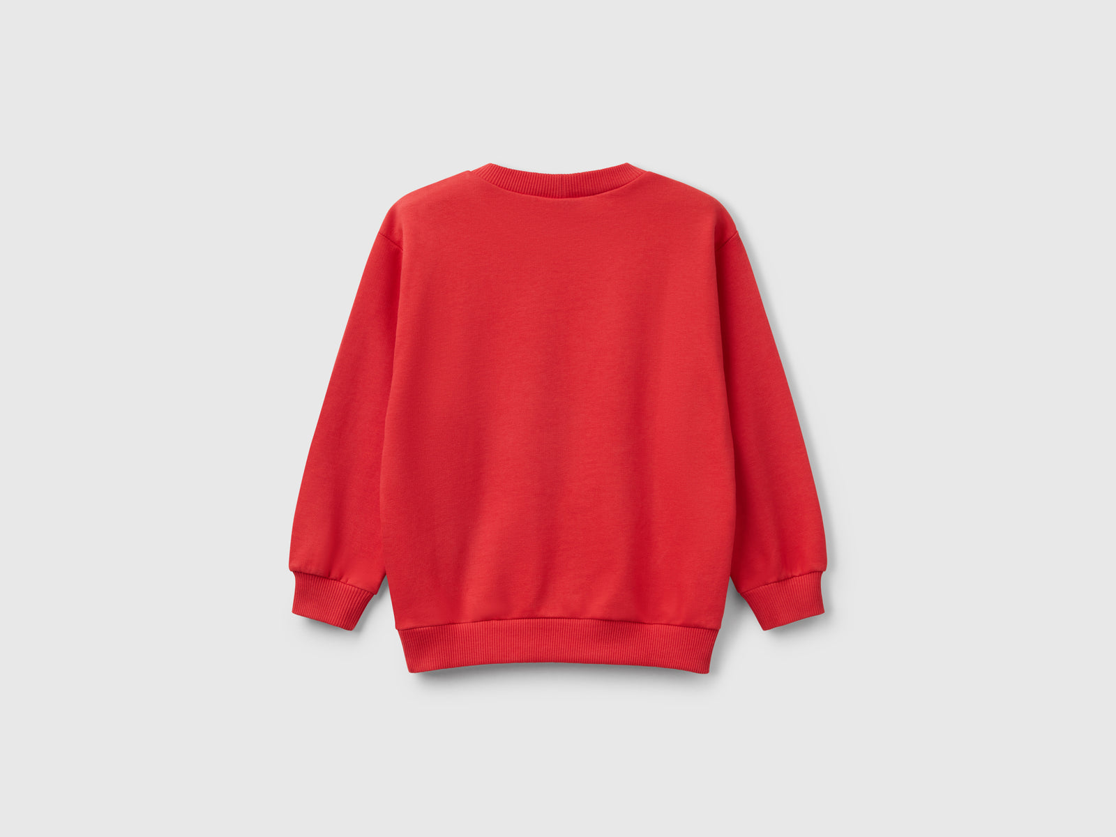 Felpa Snoopy ©Peanuts in cotone da bimbo rosso 2 | Benetton Outlet