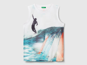 Canotta con stampa surf