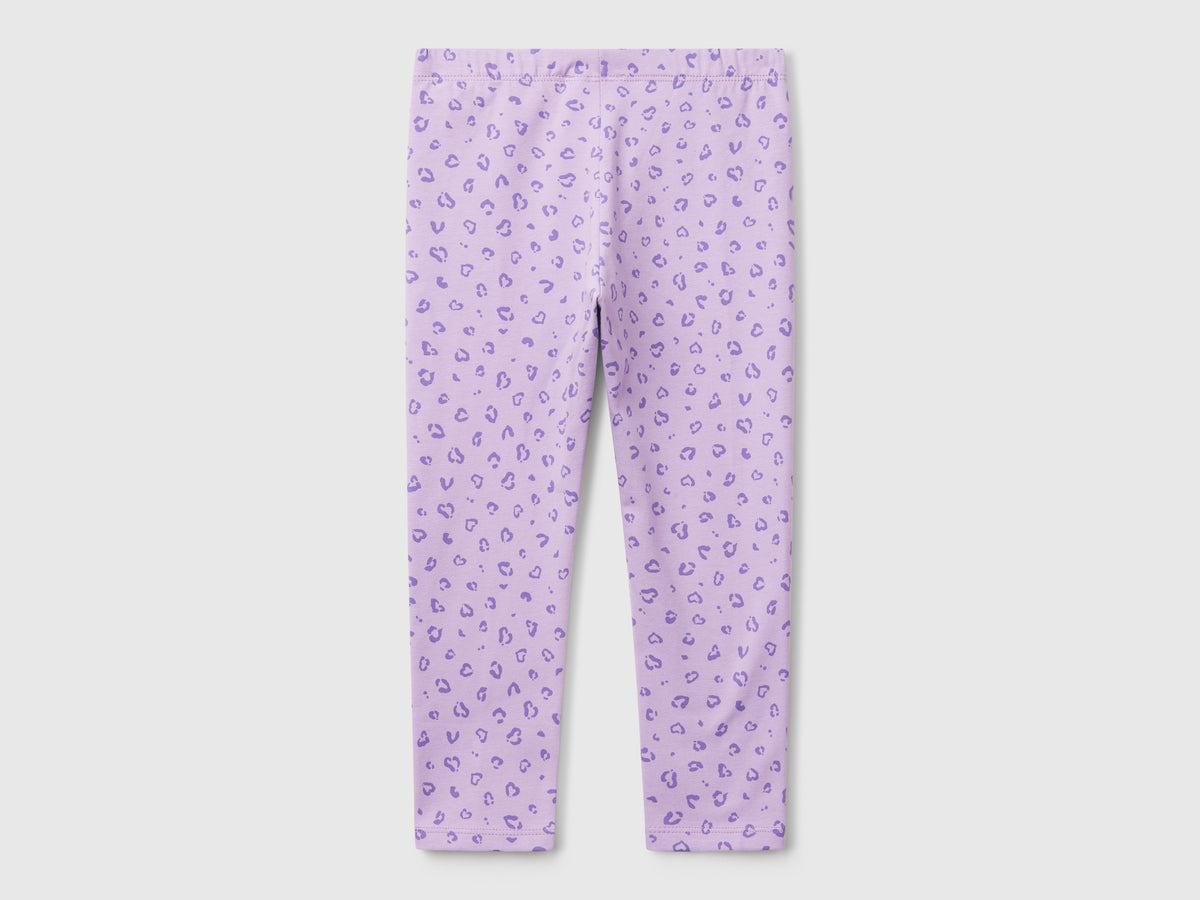 Leggings con stampa animalier