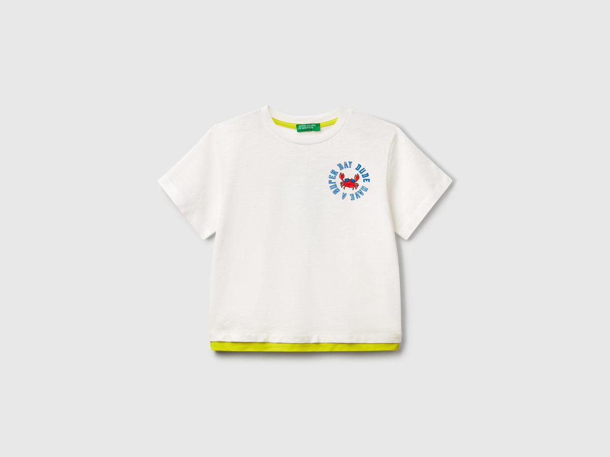 T-shirt over fit in cotone leggero