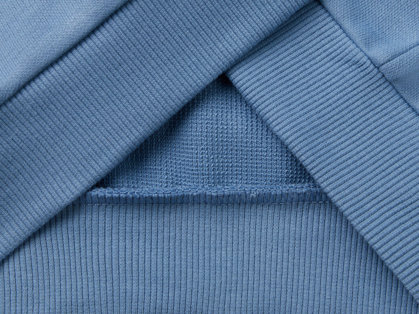Felpa con cappuccio e taschino da bimbo azzurro 3 | Benetton Outlet