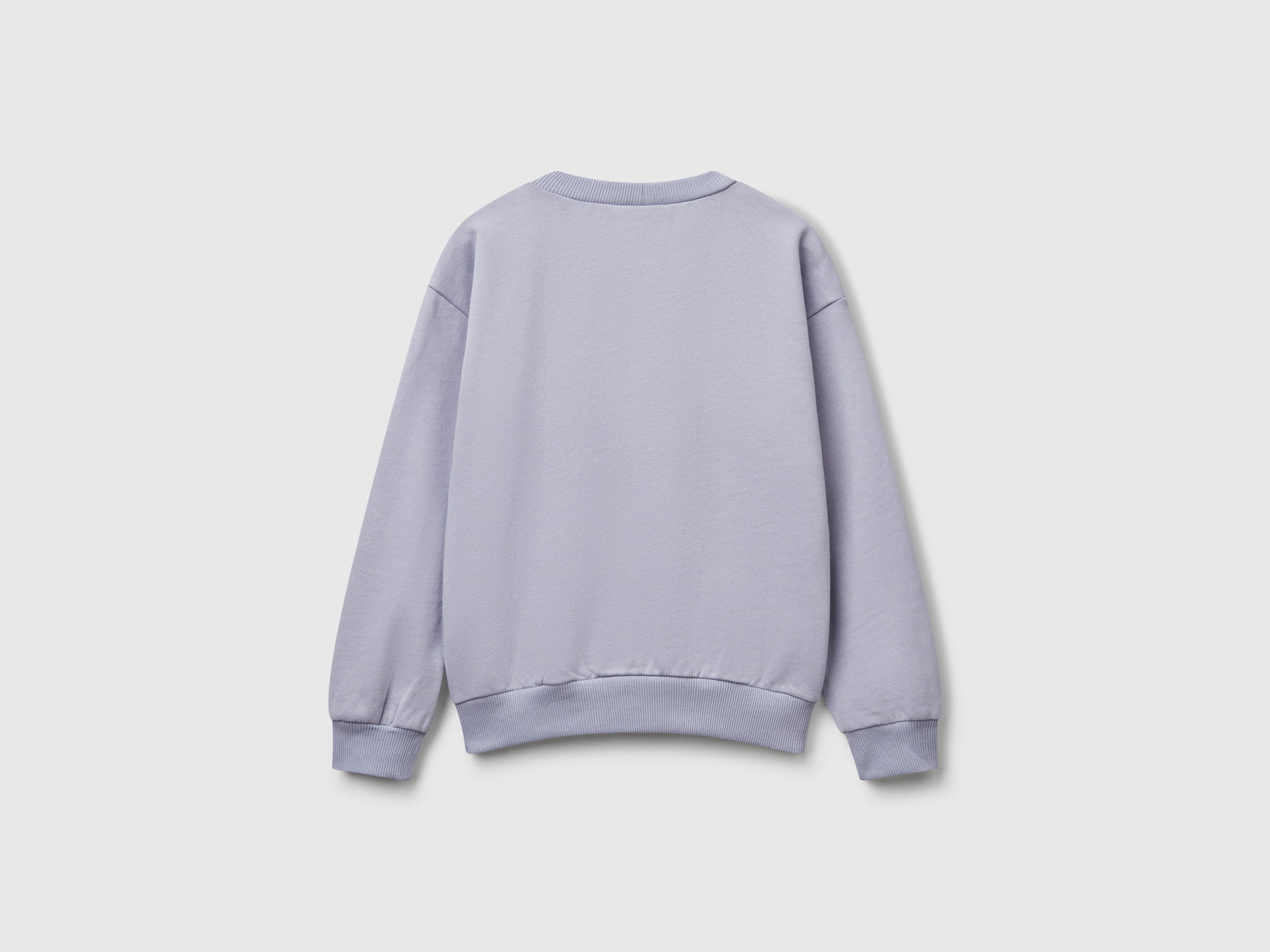 Felpa Snoopy ©Peanuts in cotone da bambina pervinca 2 | Benetton Outlet