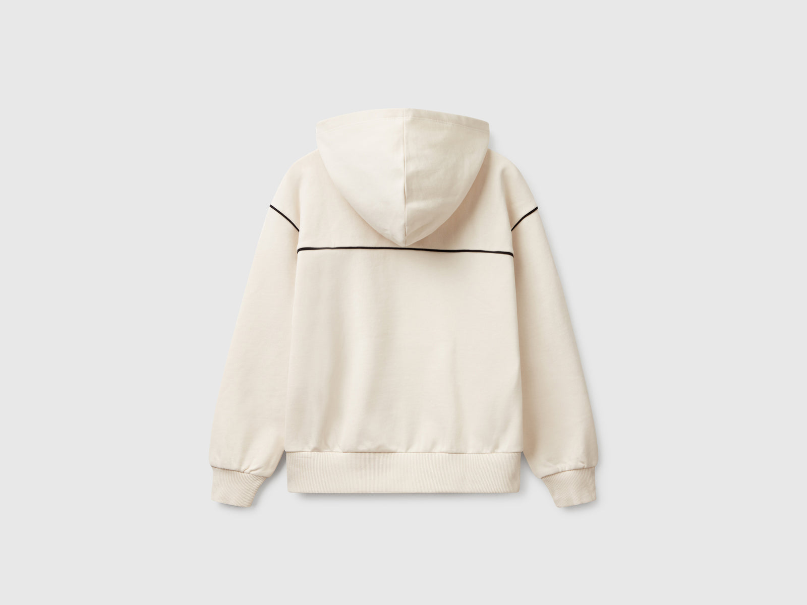 Felpa con tasca a marsupio da bambino beige 2 | Benetton Outlet