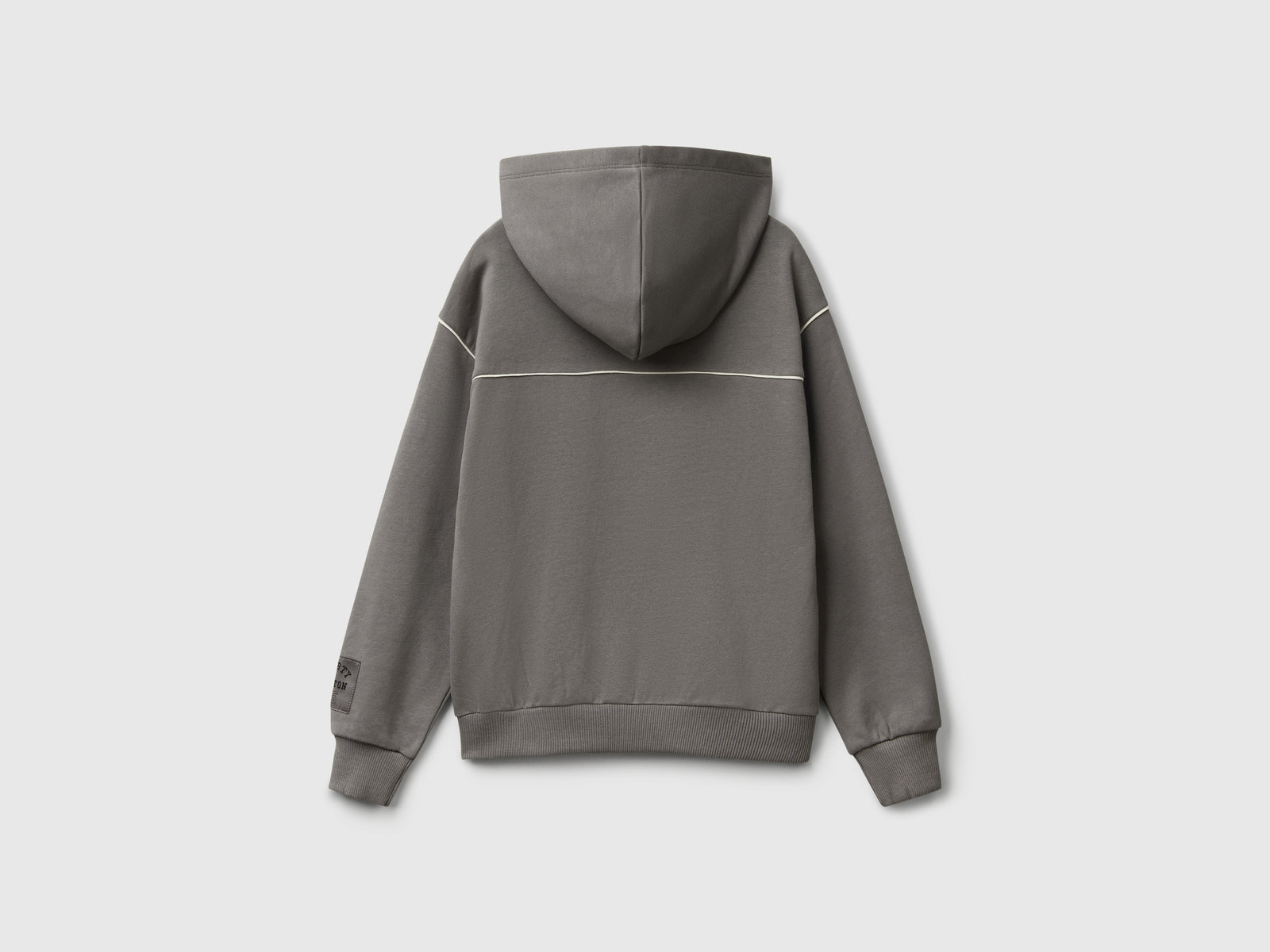 Felpa con tasca a marsupio da bambino grigio scuro 2 | Benetton Outlet