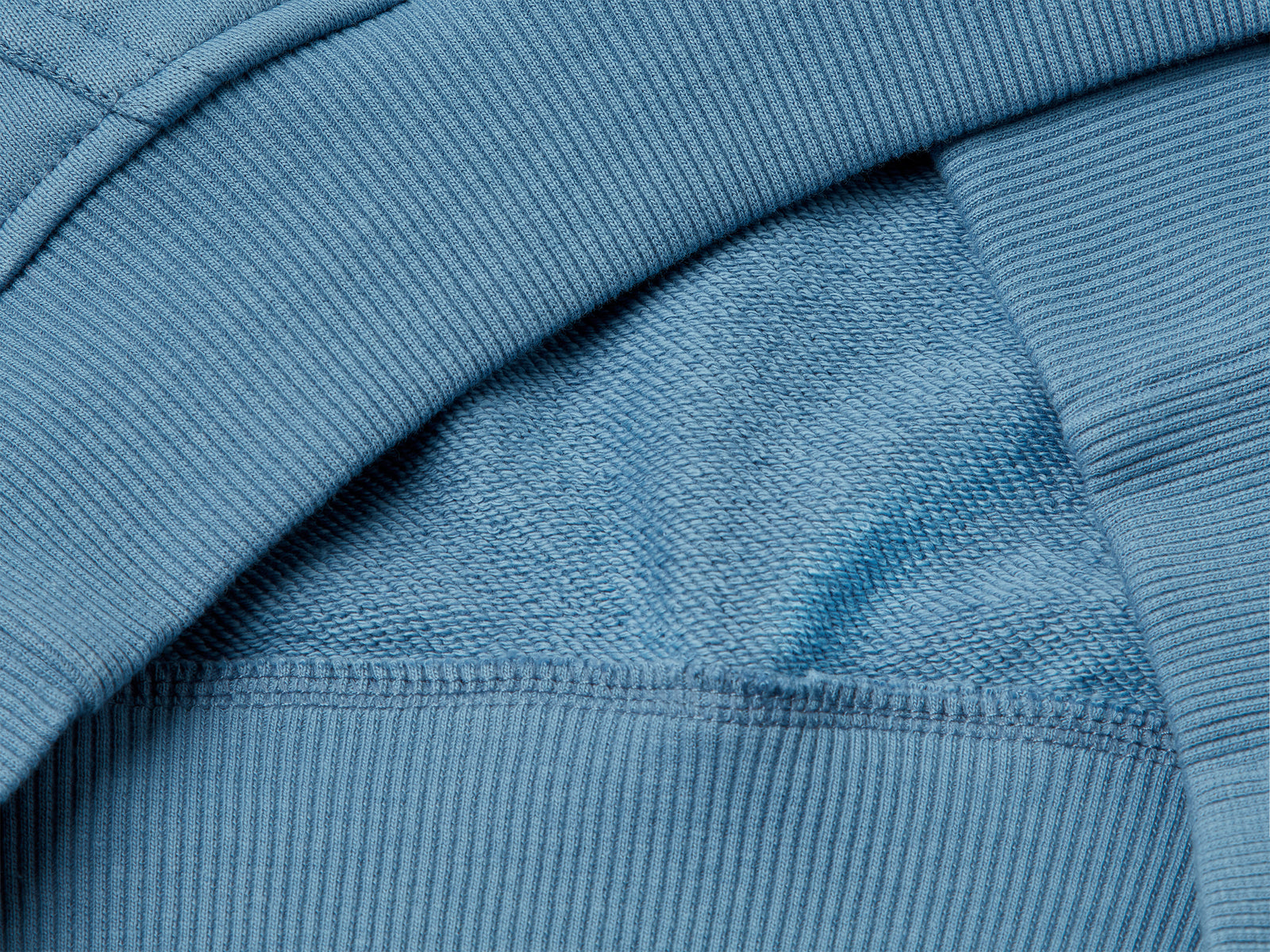 Felpa con stampa e cappuccio da bambino azzurro 3 | Benetton Outlet