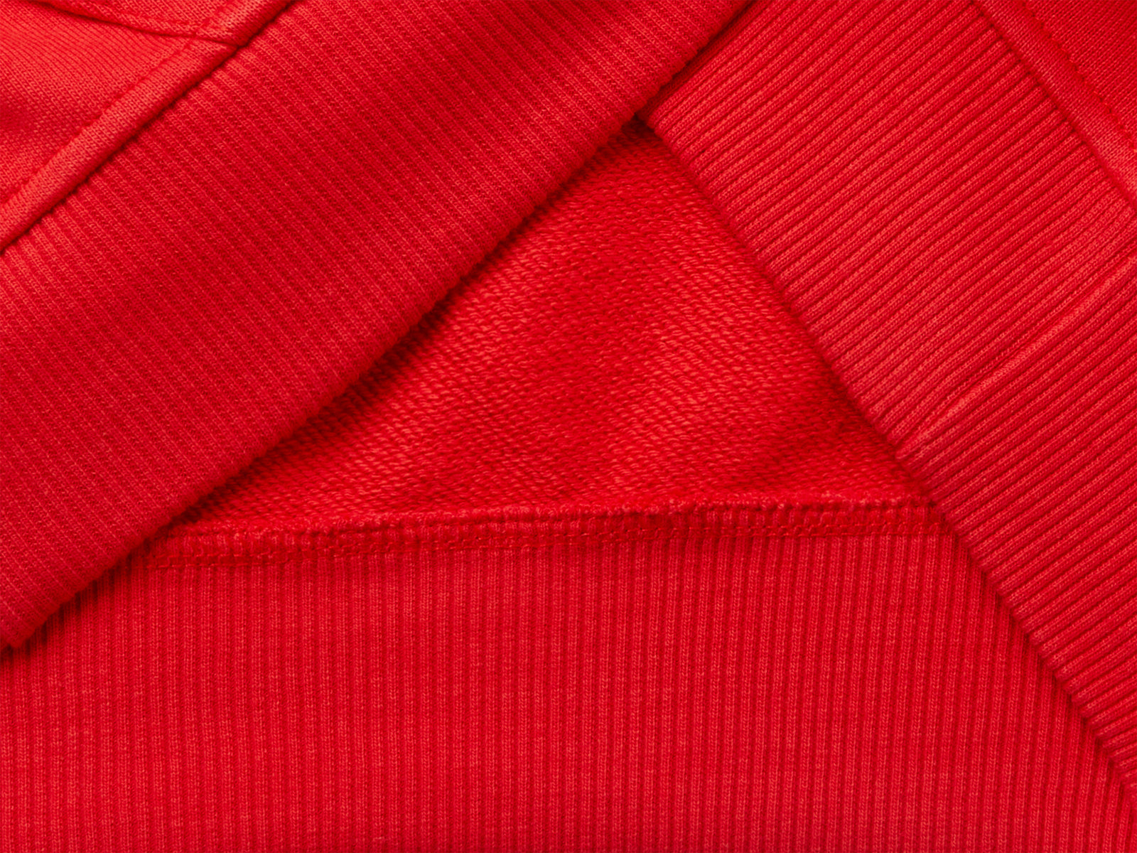 Felpa con stampa e cappuccio da bambino rosso 3 | Benetton Outlet