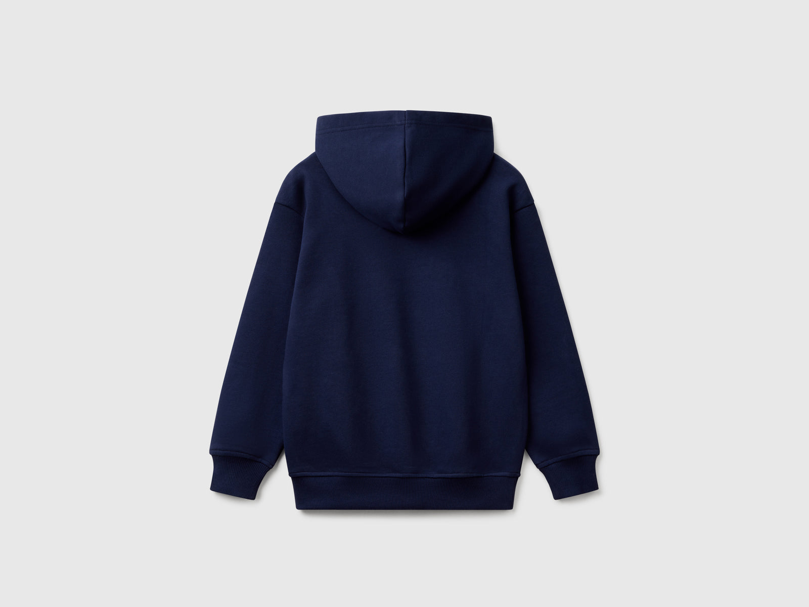 Felpa con stampa e cappuccio da bambino blu scuro 2 | Benetton Outlet