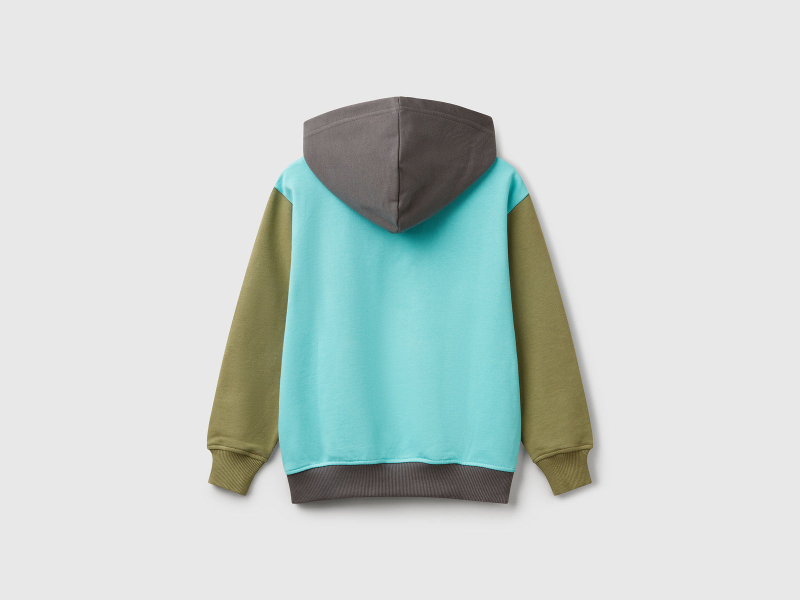 Felpa con stampa e cappuccio da bambino multi-color 2 | Benetton Outlet