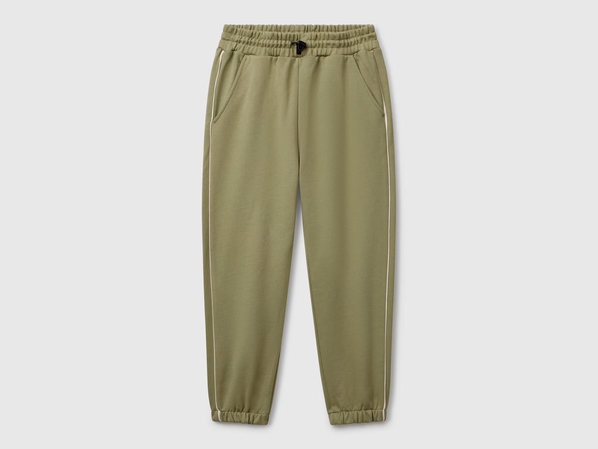 Pantaloni in felpa con piping