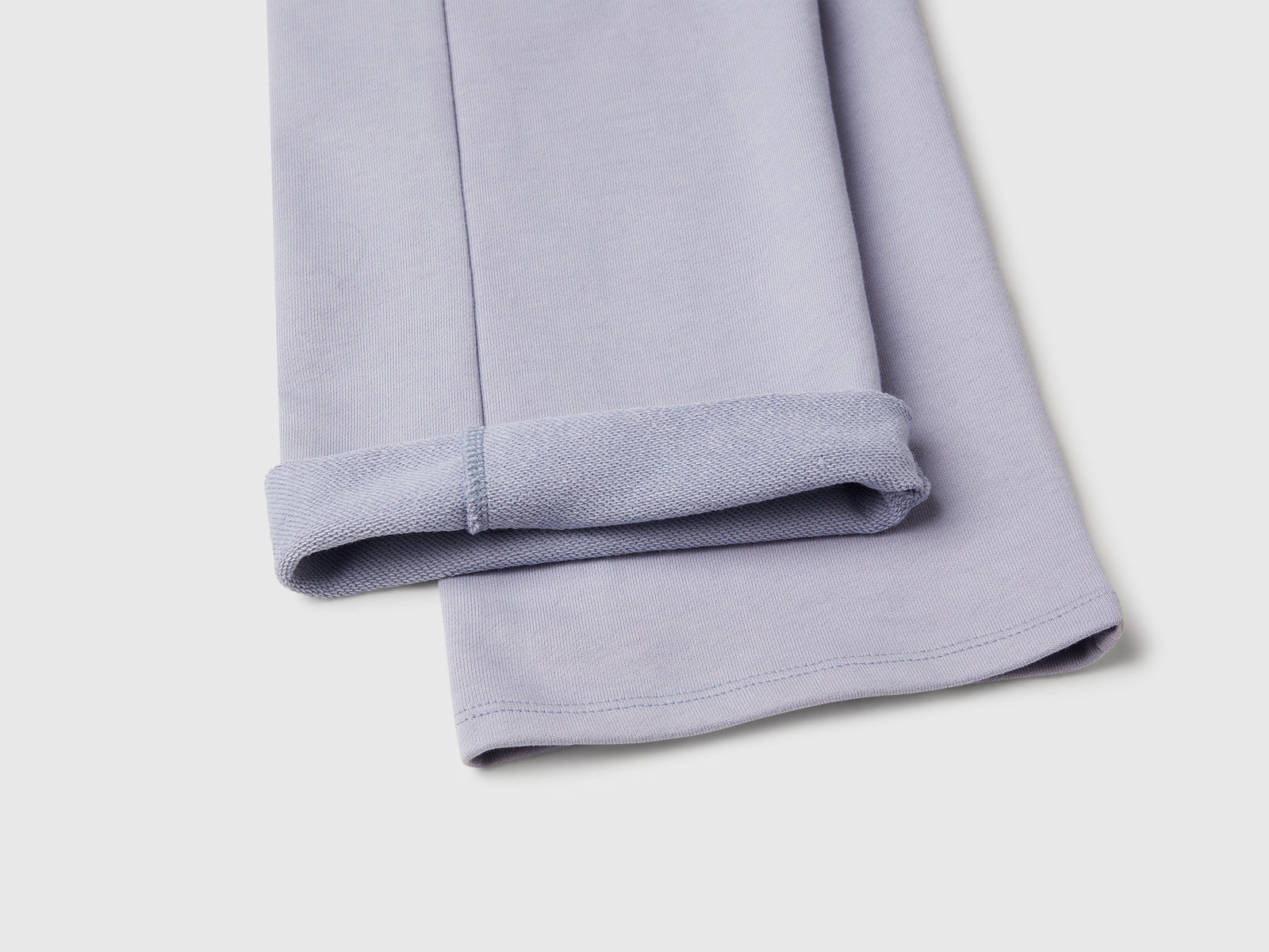 Pantaloni in felpa wide fit da bambina pervinca 3 | Benetton Outlet