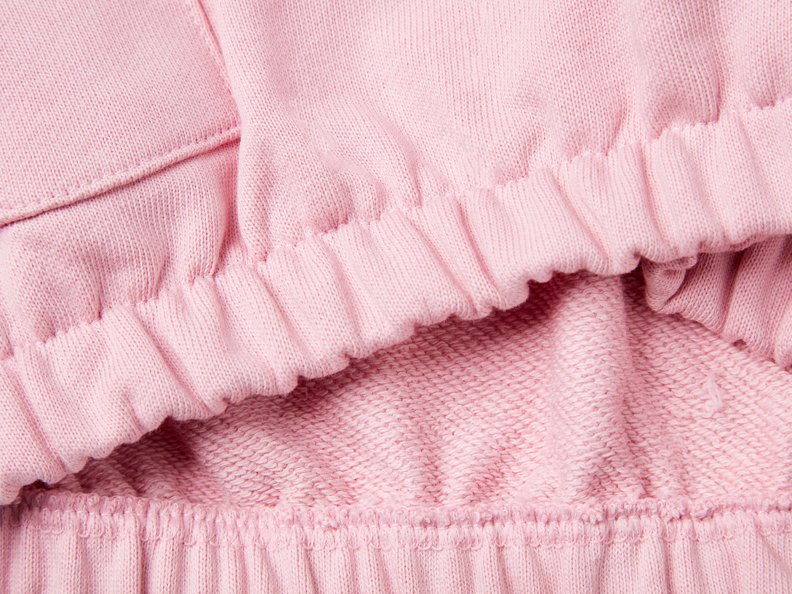 Felpa con tasche da bimba rosa 3 | Benetton Outlet