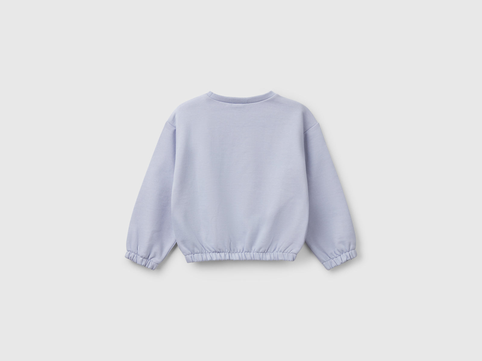 Felpa con tasche da bimba pervinca 2 | Benetton Outlet
