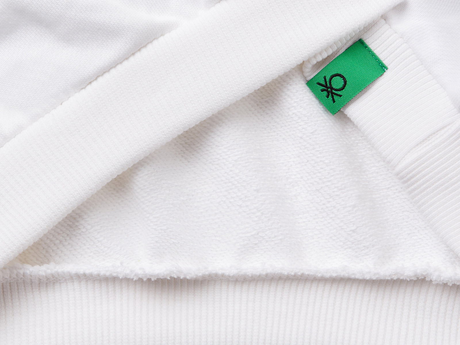 Felpa ampia "The Rolling Stones" da bimba bianco 3 | Benetton Outlet