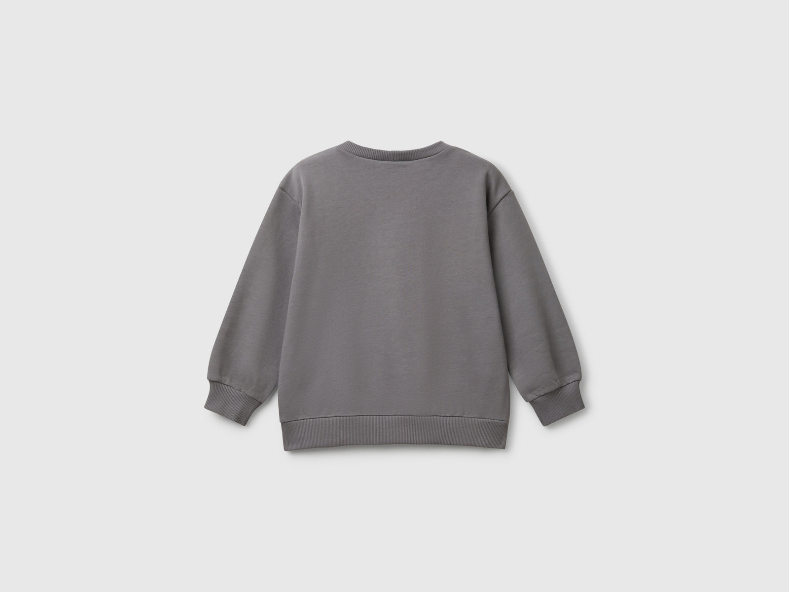 Felpa ampia "The Rolling Stones" da bimbo grigio scuro 2 | Benetton Outlet