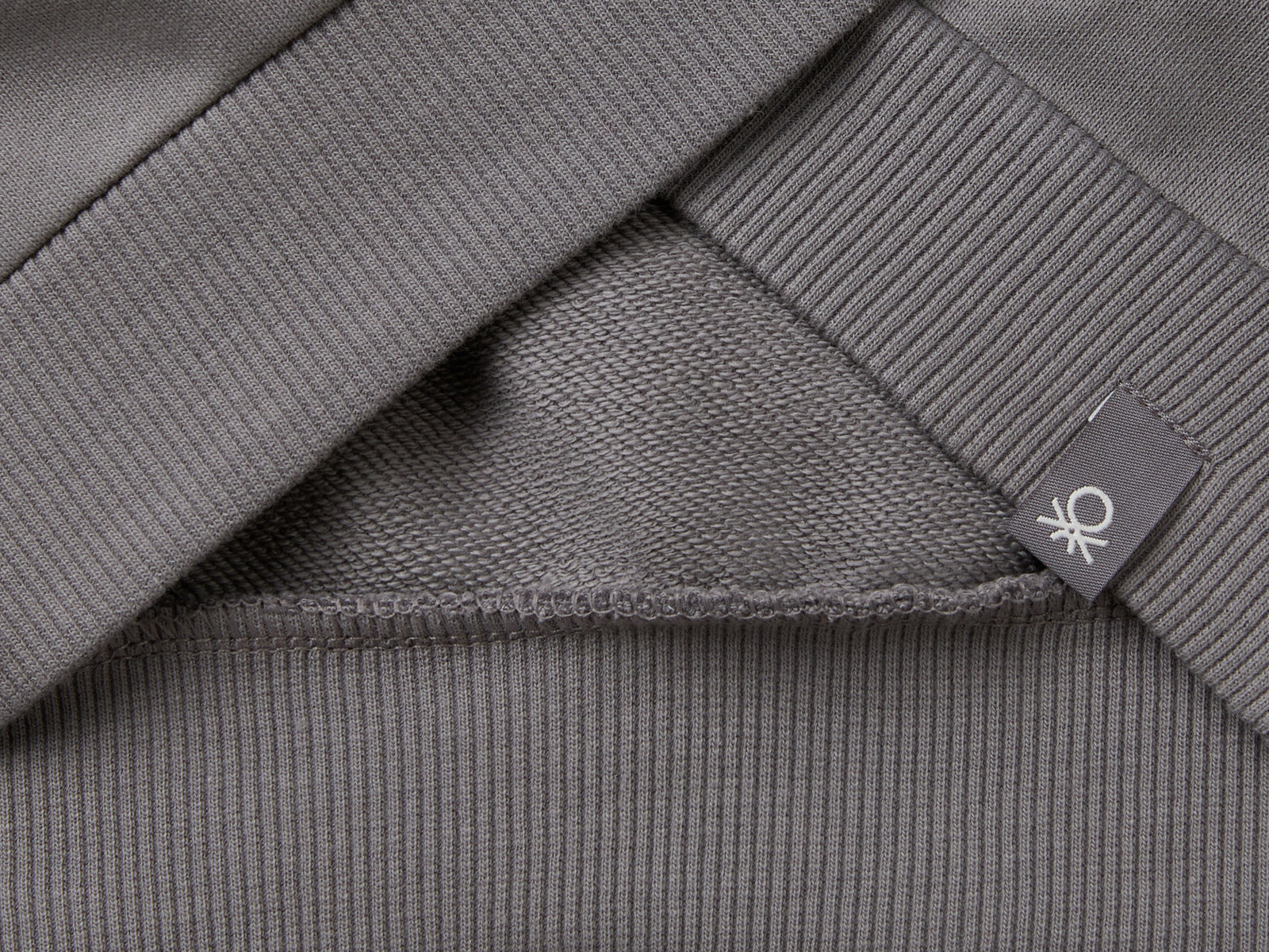 Felpa ampia "The Rolling Stones" da bimbo grigio scuro 3 | Benetton Outlet