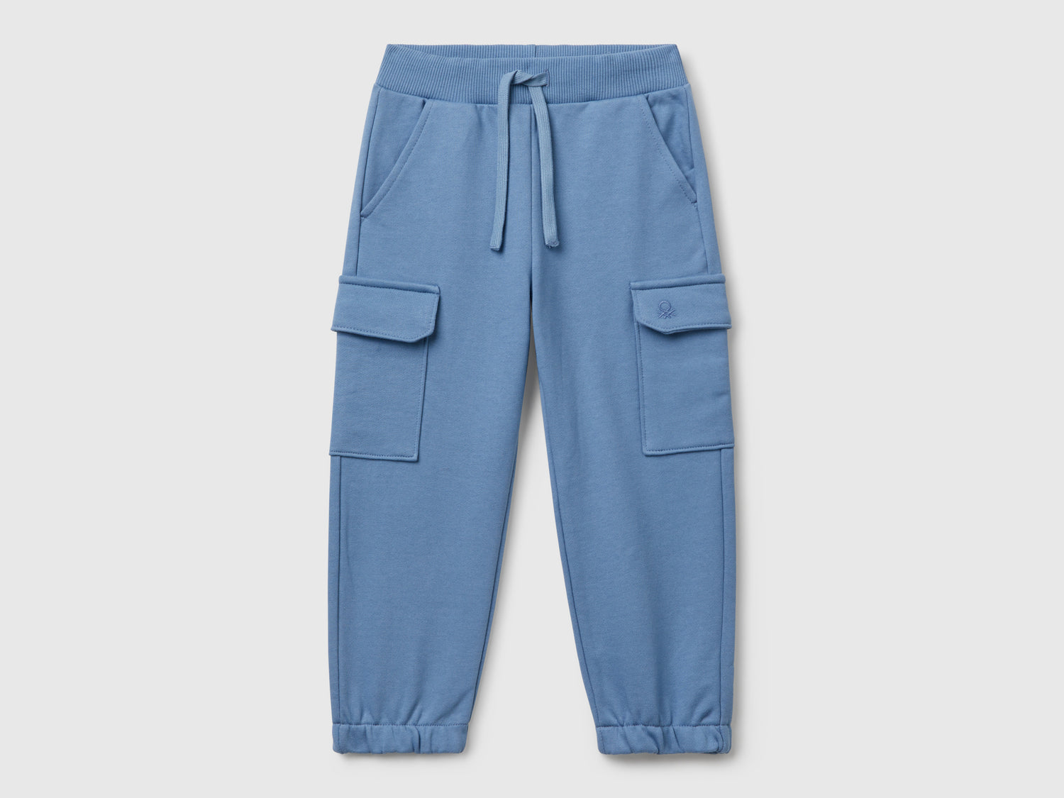 Pantaloni cargo in felpa da bimbo azzurro | Benetton Outlet