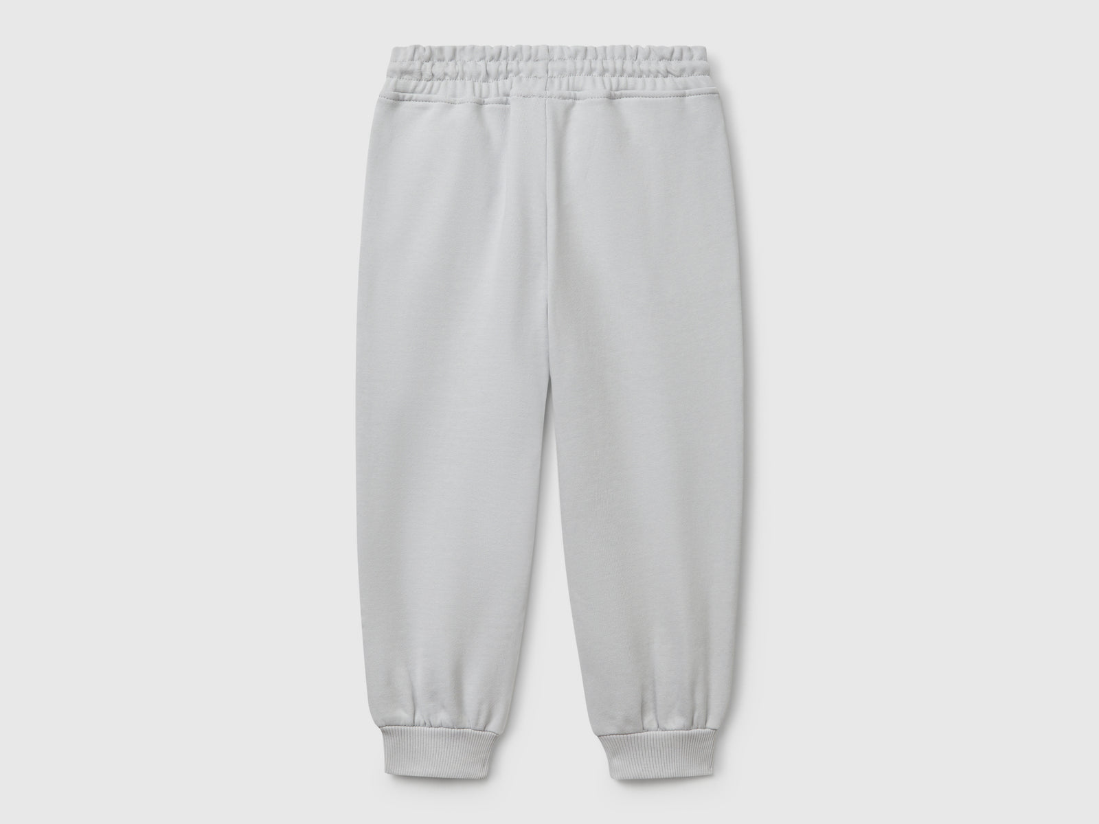 Pantaloni in felpa con coulisse da bimbo grigio 2 | Benetton Outlet