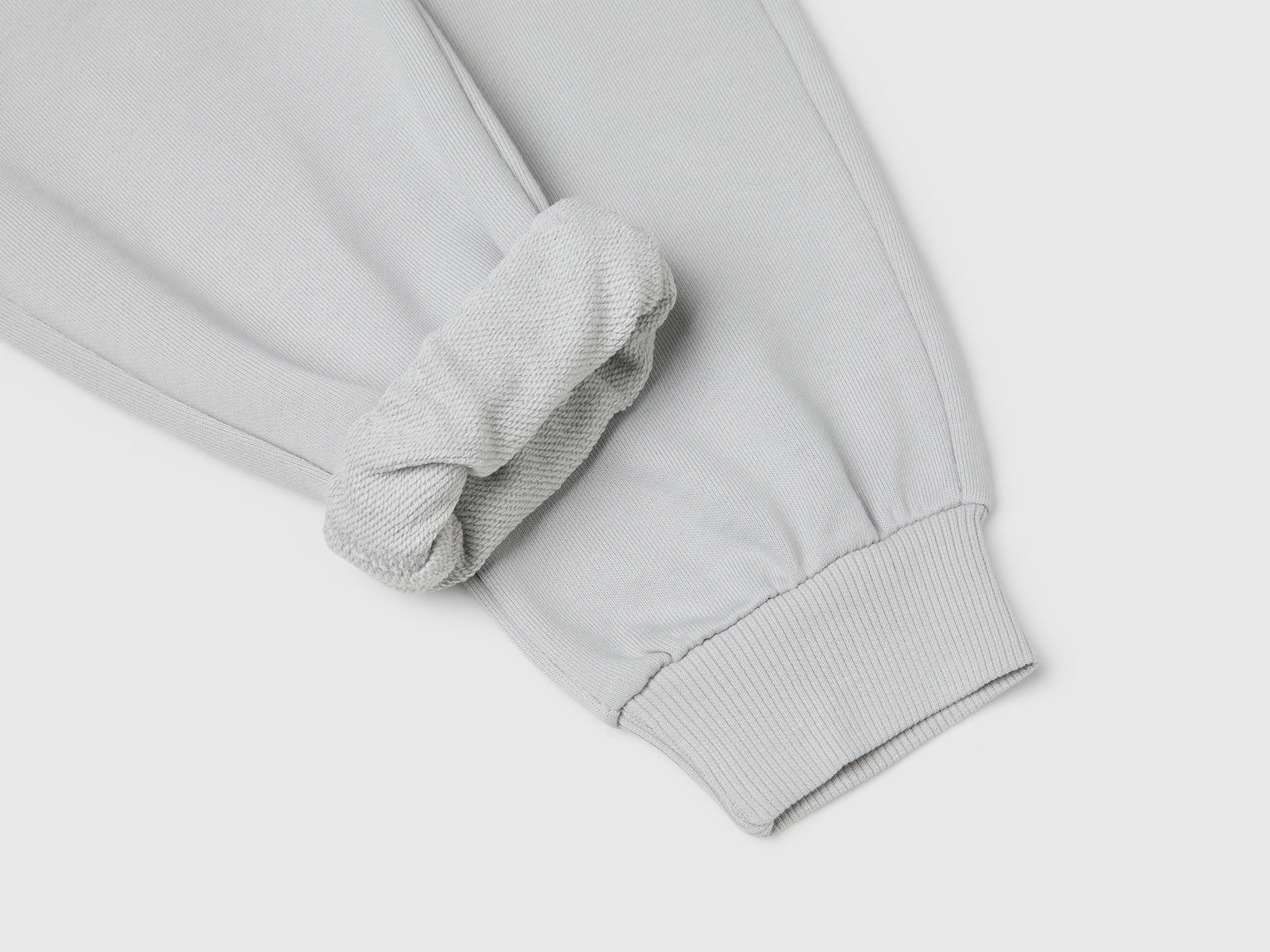 Pantaloni in felpa con coulisse da bimbo grigio 3 | Benetton Outlet