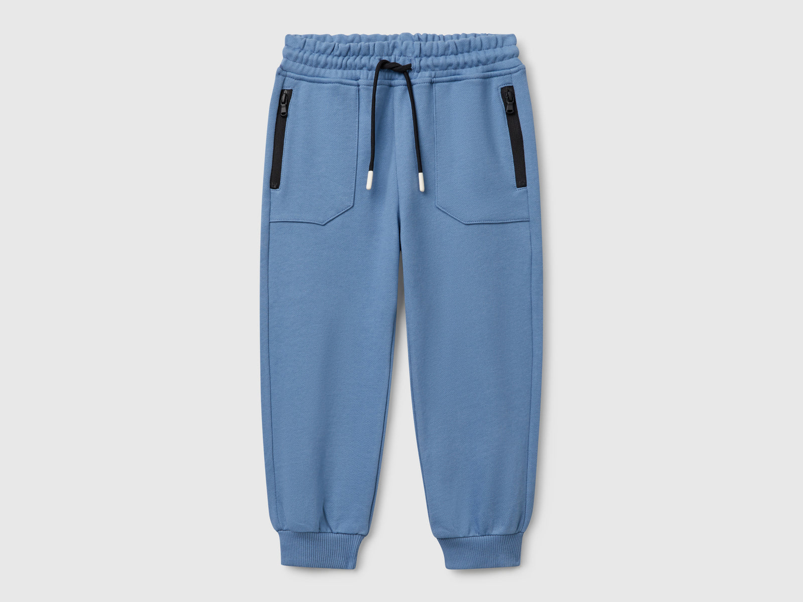 Pantaloni in felpa con coulisse da bimbo azzurro | Benetton Outlet