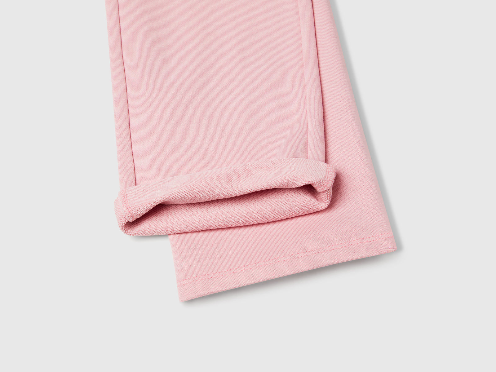 Pantaloni wide fit da bimba rosa 3 | Benetton Outlet